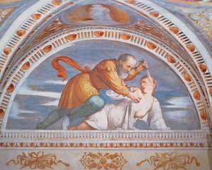 The Death of Virginia, lunette, 1531-32